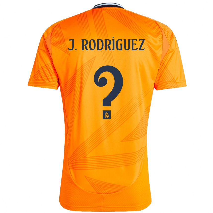 Gyermek Labdarúgás Juan Rodríguez #0 Narancs Idegenbeli Jersey 2024/25 Mez Póló Ing