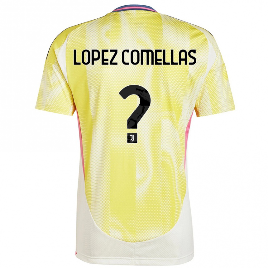 Gyermek Labdarúgás Ivan Lopez Comellas #0 Napsárga Idegenbeli Jersey 2024/25 Mez Póló Ing