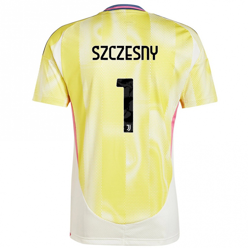 Gyermek Labdarúgás Wojciech Szczesny #1 Napsárga Idegenbeli Jersey 2024/25 Mez Póló Ing