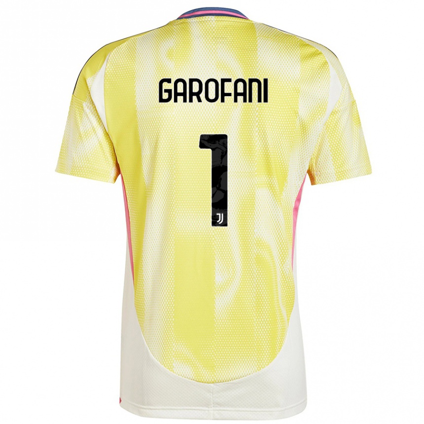 Gyermek Labdarúgás Giovanni Garofani #1 Napsárga Idegenbeli Jersey 2024/25 Mez Póló Ing