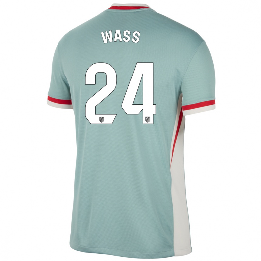 Gyermek Labdarúgás Daniel Wass #24 Világos Bézs Kék Idegenbeli Jersey 2024/25 Mez Póló Ing