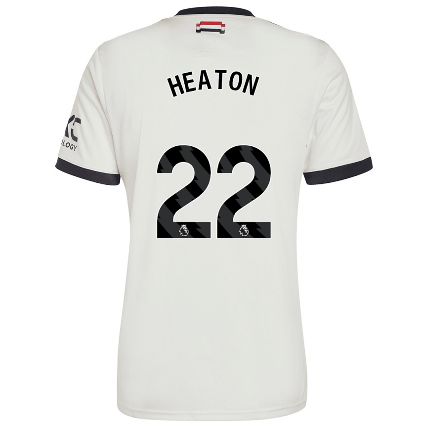 Gyermek Labdarúgás Tom Heaton #22 Törtfehér Harmadik Számú Jersey 2024/25 Mez Póló Ing