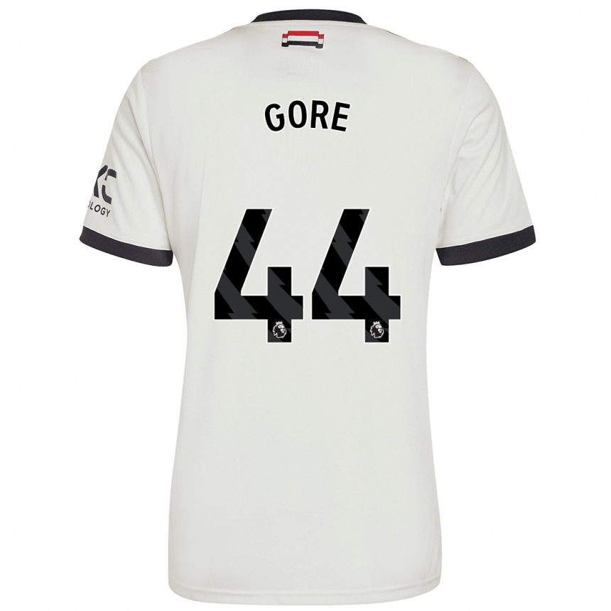 Gyermek Labdarúgás Daniel Gore #44 Törtfehér Harmadik Számú Jersey 2024/25 Mez Póló Ing