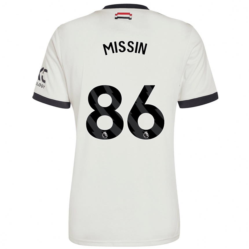 Gyermek Labdarúgás Ashton Missin #86 Törtfehér Harmadik Számú Jersey 2024/25 Mez Póló Ing