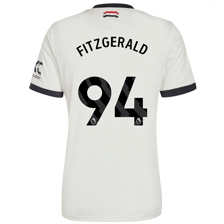 Gyermek Labdarúgás Jayce Fitzgerald #94 Törtfehér Harmadik Számú Jersey 2024/25 Mez Póló Ing