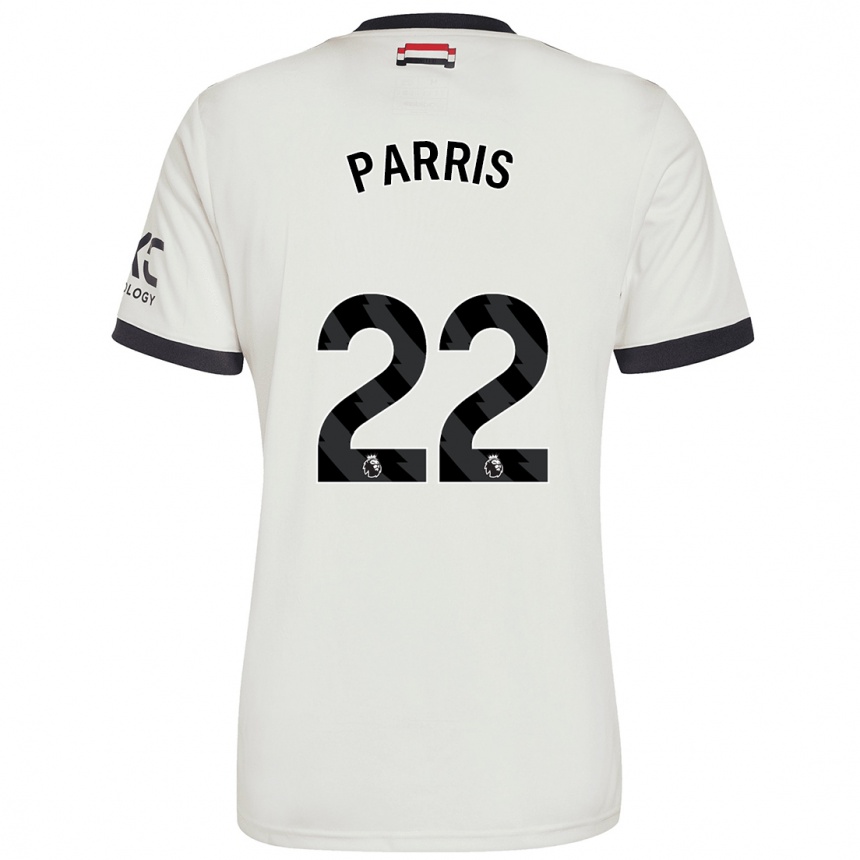 Gyermek Labdarúgás Nikita Parris #22 Törtfehér Harmadik Számú Jersey 2024/25 Mez Póló Ing