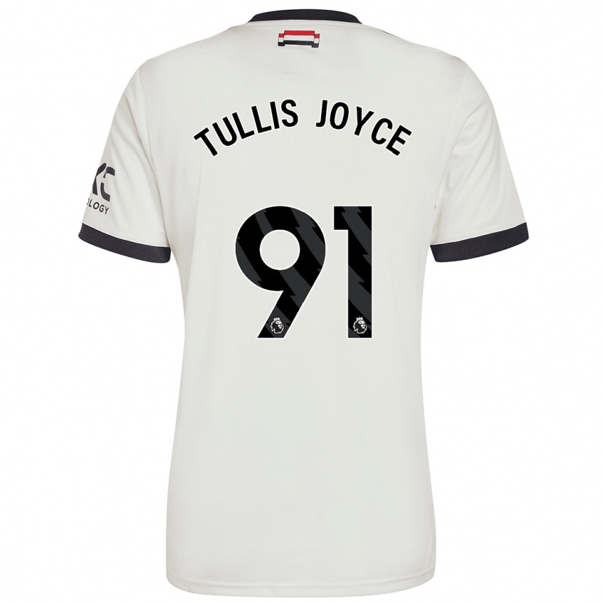 Gyermek Labdarúgás Phallon Tullis-Joyce #91 Törtfehér Harmadik Számú Jersey 2024/25 Mez Póló Ing