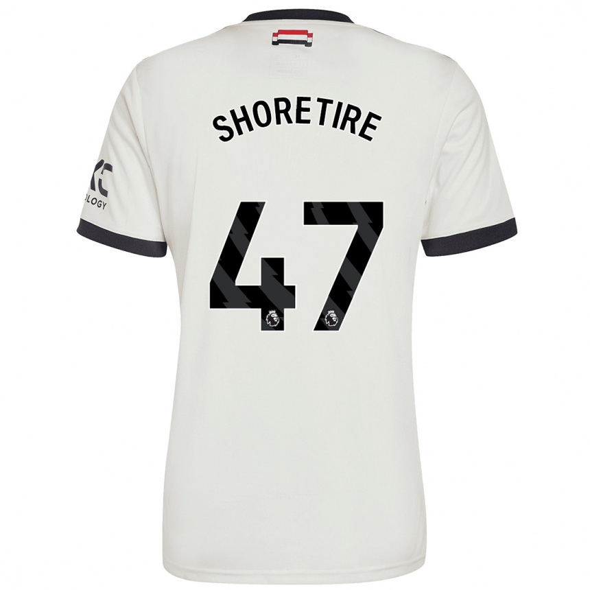 Gyermek Labdarúgás Shola Shoretire #47 Törtfehér Harmadik Számú Jersey 2024/25 Mez Póló Ing