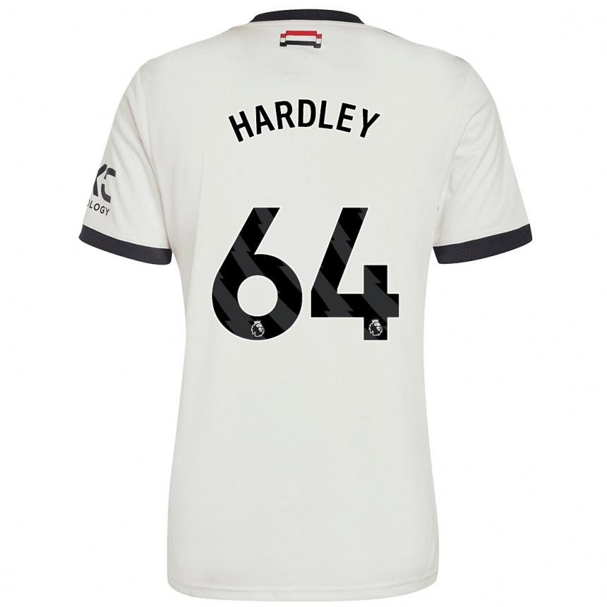 Gyermek Labdarúgás Bjorn Hardley #64 Törtfehér Harmadik Számú Jersey 2024/25 Mez Póló Ing