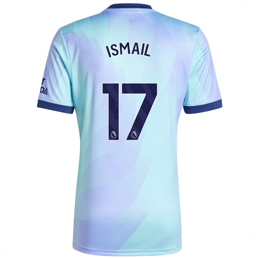 Gyermek Labdarúgás Cam'ron Ismail #17 Aqua Harmadik Számú Jersey 2024/25 Mez Póló Ing