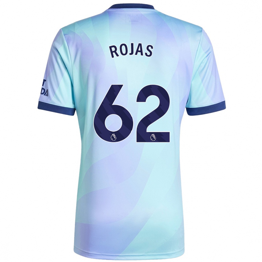 Gyermek Labdarúgás Alexei Rojas #62 Aqua Harmadik Számú Jersey 2024/25 Mez Póló Ing