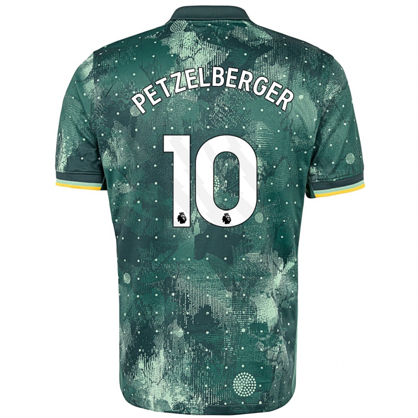 Gyermek Labdarúgás Ramona Petzelberger #10 Menta Zöld Harmadik Számú Jersey 2024/25 Mez Póló Ing