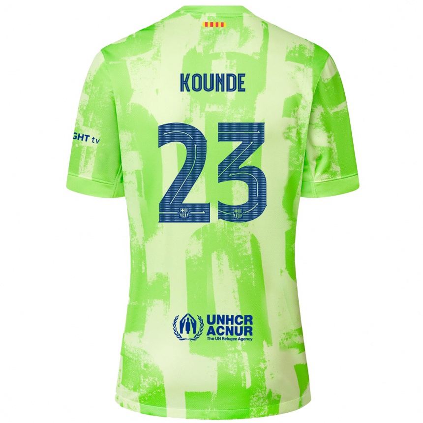 Gyermek Labdarúgás Jules Kounde #23 Mész Harmadik Számú Jersey 2024/25 Mez Póló Ing