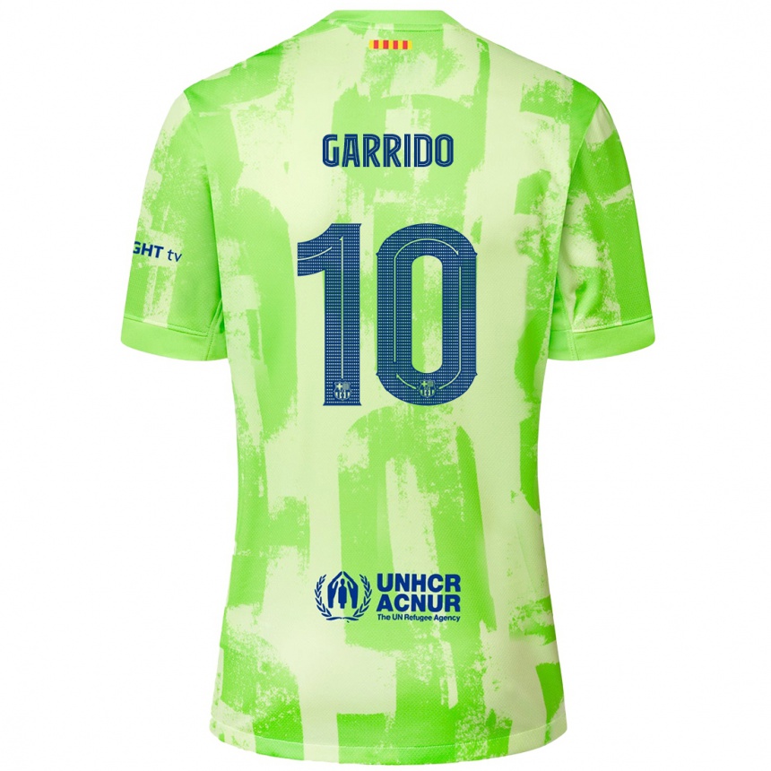 Gyermek Labdarúgás Aleix Garrido #10 Mész Harmadik Számú Jersey 2024/25 Mez Póló Ing