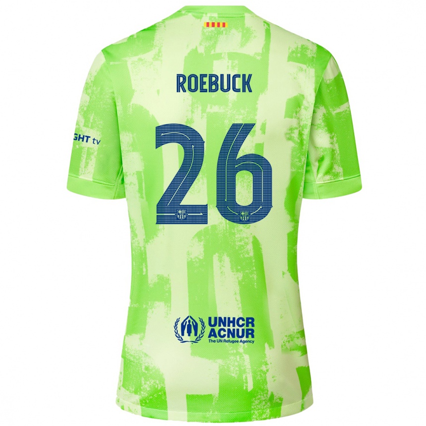 Gyermek Labdarúgás Ellie Roebuck #26 Mész Harmadik Számú Jersey 2024/25 Mez Póló Ing