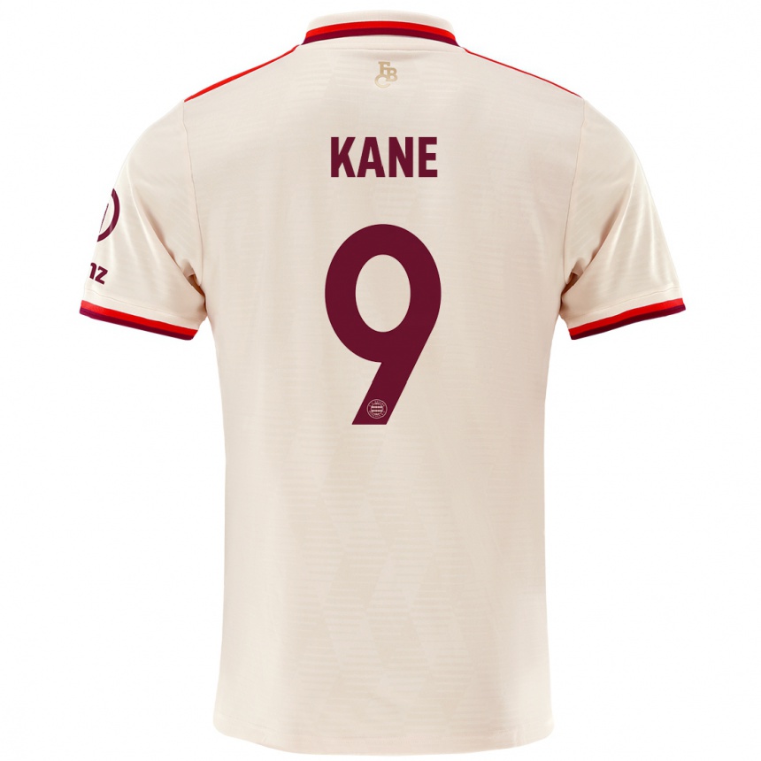 Gyermek Labdarúgás Harry Kane #9 Vászon Harmadik Számú Jersey 2024/25 Mez Póló Ing