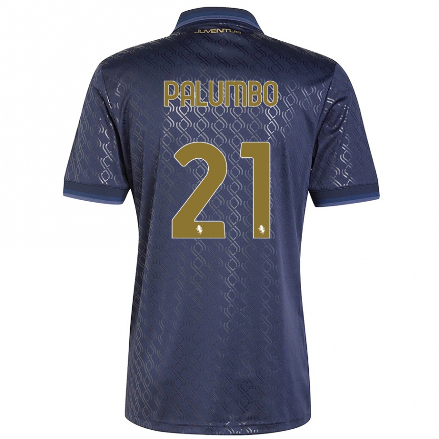 Gyermek Labdarúgás Martin Palumbo #21 Sötétkék Harmadik Számú Jersey 2024/25 Mez Póló Ing