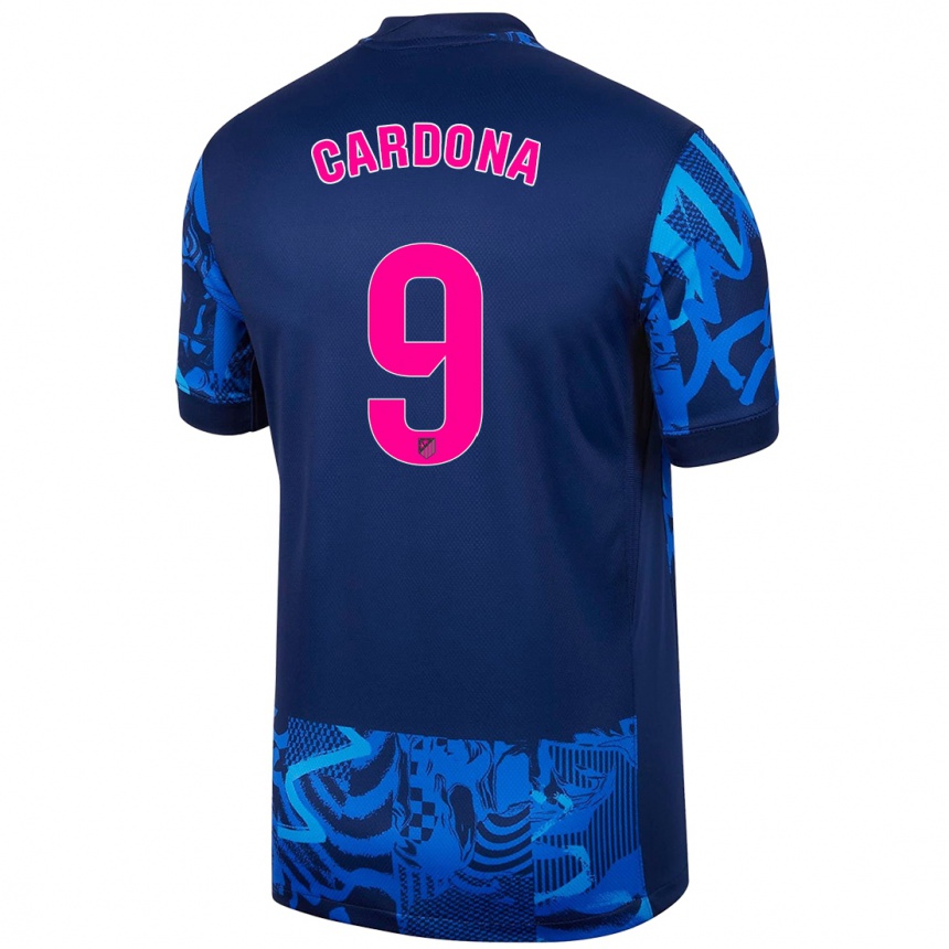 Gyermek Labdarúgás Marta Cardona #9 Királykék Harmadik Számú Jersey 2024/25 Mez Póló Ing