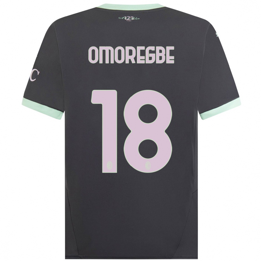 Gyermek Labdarúgás Bob Murphy Omoregbe #18 Szürke Harmadik Számú Jersey 2024/25 Mez Póló Ing