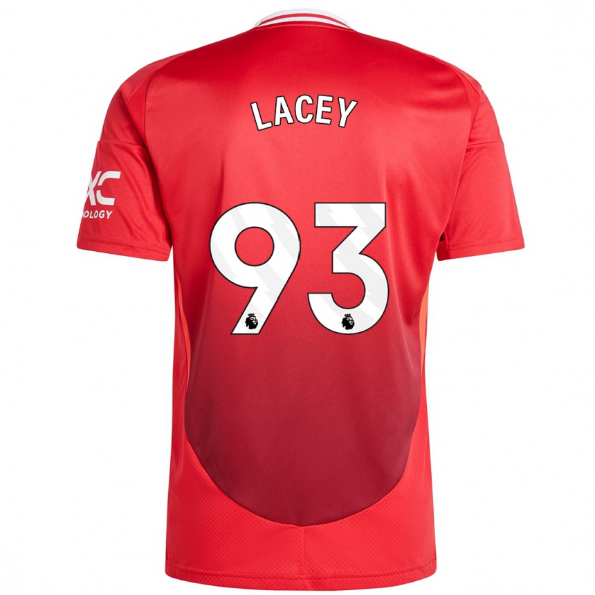 Férfi Labdarúgás Shea Lacey #93 Élénkpiros Hazai Jersey 2024/25 Mez Póló Ing