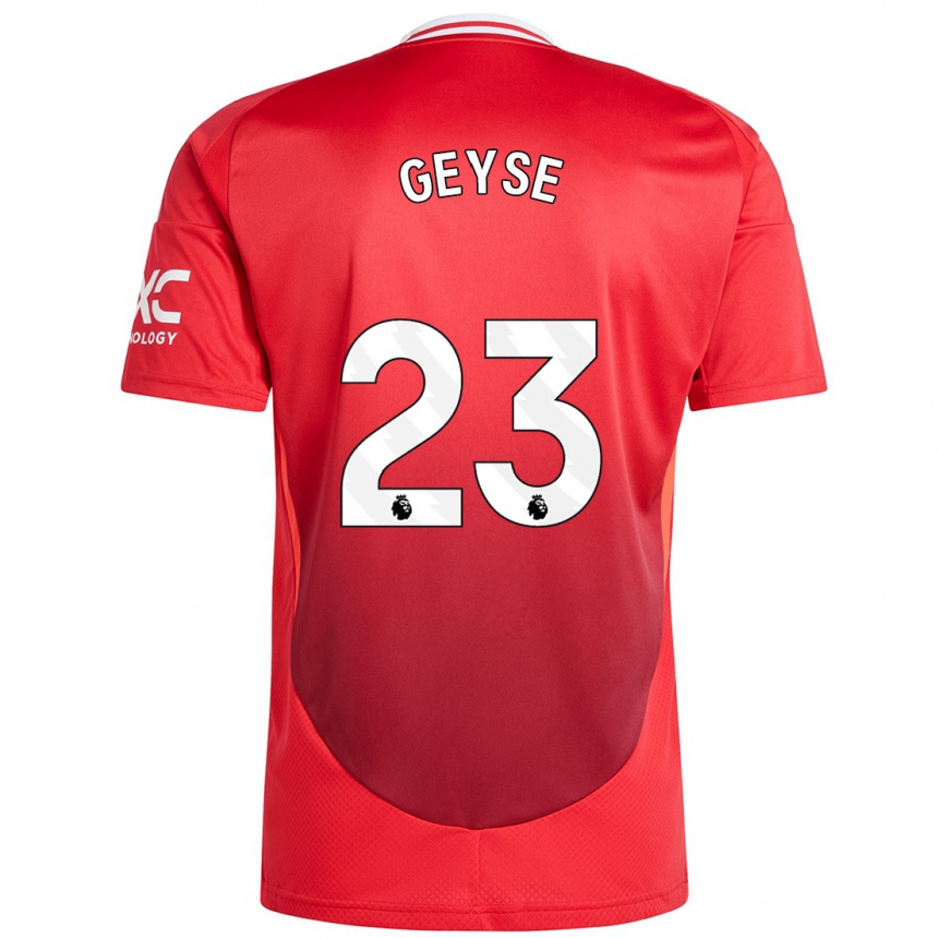 Férfi Labdarúgás Geyse #23 Élénkpiros Hazai Jersey 2024/25 Mez Póló Ing