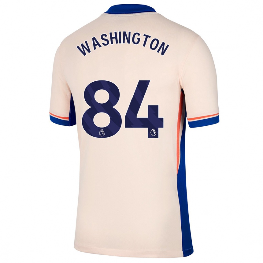 Férfi Labdarúgás Marcell Washington #84 Világos Bézs Idegenbeli Jersey 2024/25 Mez Póló Ing