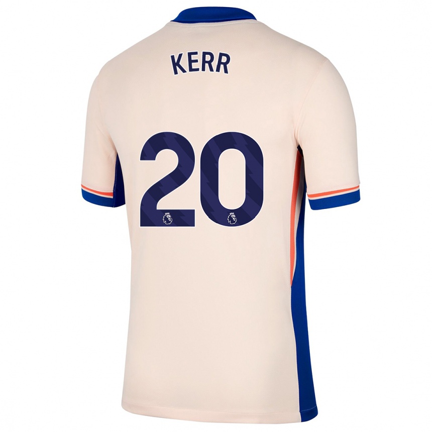 Férfi Labdarúgás Sam Kerr #20 Világos Bézs Idegenbeli Jersey 2024/25 Mez Póló Ing