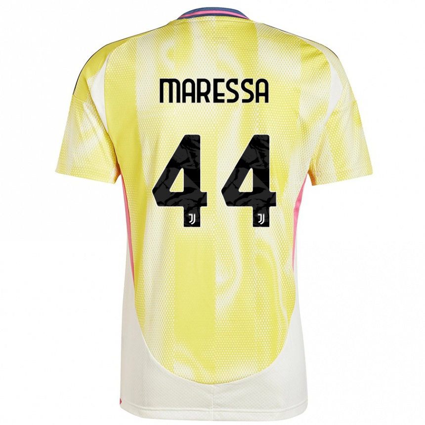 Férfi Labdarúgás Tommaso Maressa #44 Napsárga Idegenbeli Jersey 2024/25 Mez Póló Ing