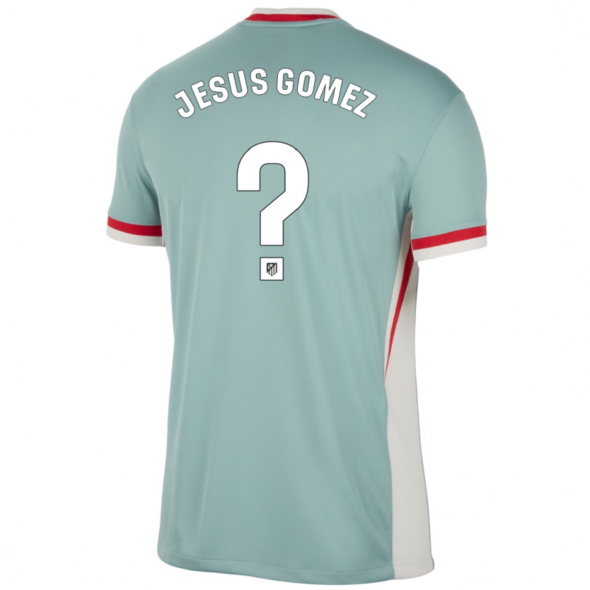 Férfi Labdarúgás Jesus Gomez #0 Világos Bézs Kék Idegenbeli Jersey 2024/25 Mez Póló Ing