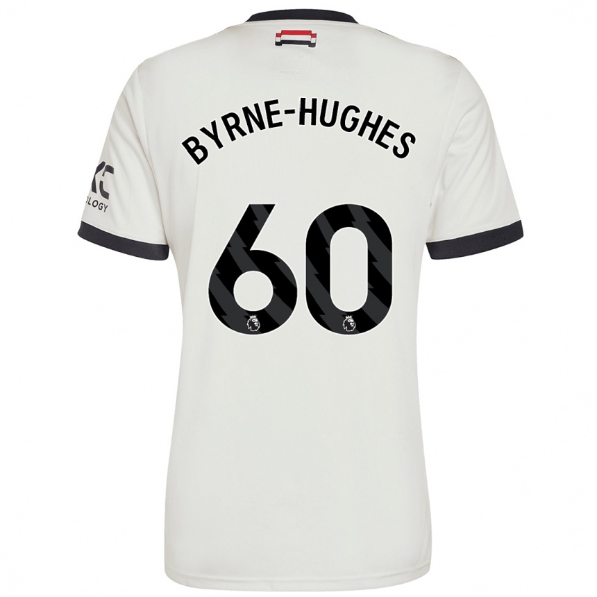 Férfi Labdarúgás Cameron Byrne-Hughes #60 Törtfehér Harmadik Számú Jersey 2024/25 Mez Póló Ing