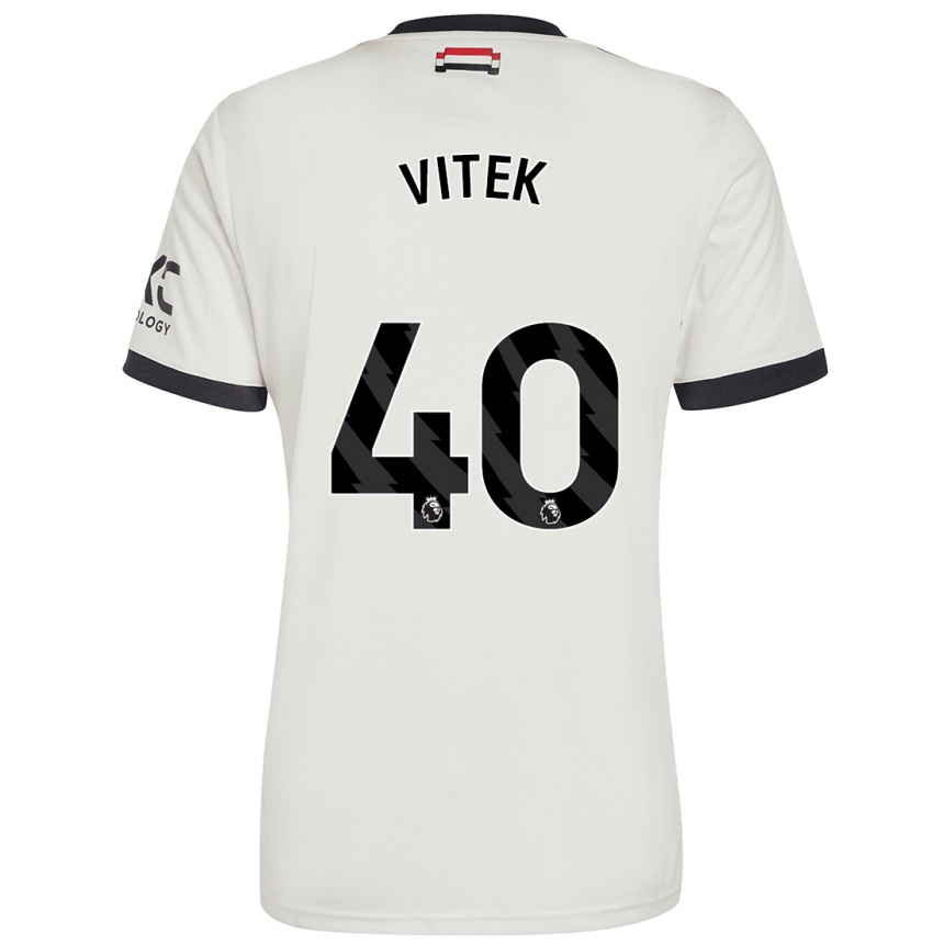 Férfi Labdarúgás Radek Vitek #40 Törtfehér Harmadik Számú Jersey 2024/25 Mez Póló Ing