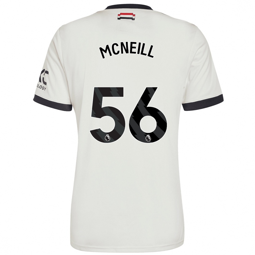 Férfi Labdarúgás Charlie Mcneill #56 Törtfehér Harmadik Számú Jersey 2024/25 Mez Póló Ing