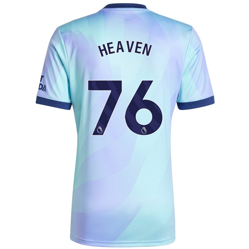 Férfi Labdarúgás Ayden Heaven #76 Aqua Harmadik Számú Jersey 2024/25 Mez Póló Ing