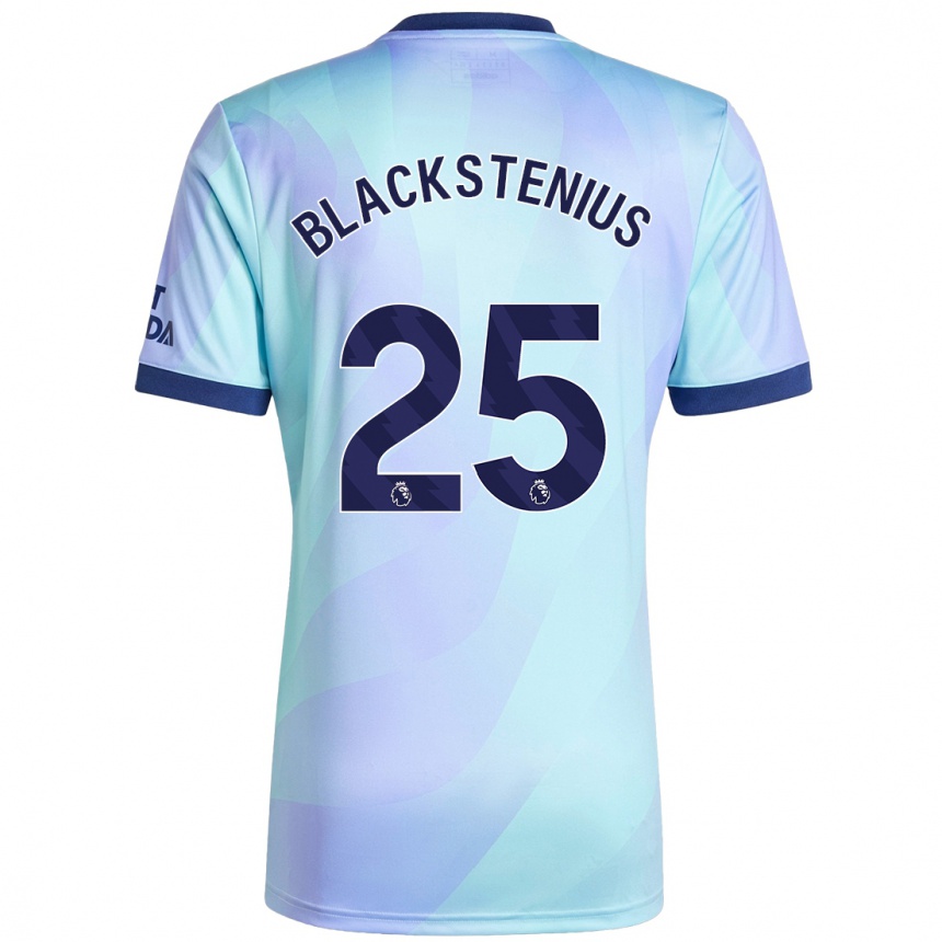 Férfi Labdarúgás Stina Blackstenius #25 Aqua Harmadik Számú Jersey 2024/25 Mez Póló Ing