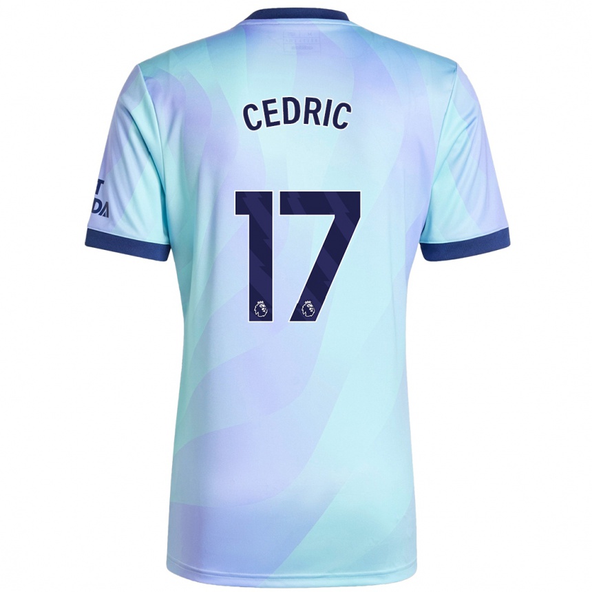 Férfi Labdarúgás Cedric Soares #17 Aqua Harmadik Számú Jersey 2024/25 Mez Póló Ing