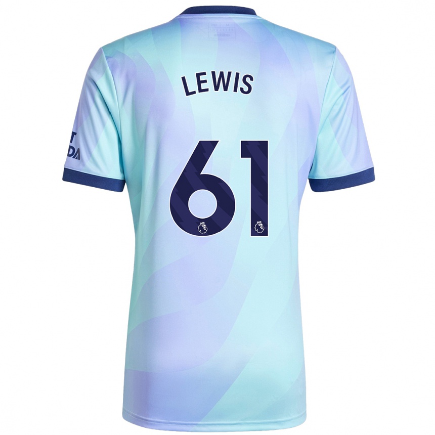 Férfi Labdarúgás George Lewis #61 Aqua Harmadik Számú Jersey 2024/25 Mez Póló Ing