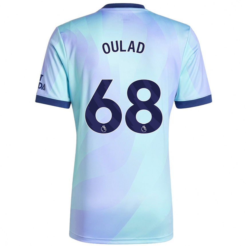 Férfi Labdarúgás Salah-Eddine Oulad M'hand #68 Aqua Harmadik Számú Jersey 2024/25 Mez Póló Ing