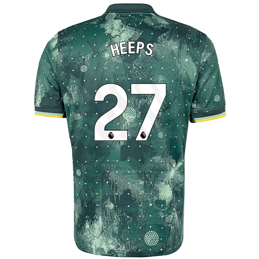 Férfi Labdarúgás Eleanor Heeps #27 Menta Zöld Harmadik Számú Jersey 2024/25 Mez Póló Ing