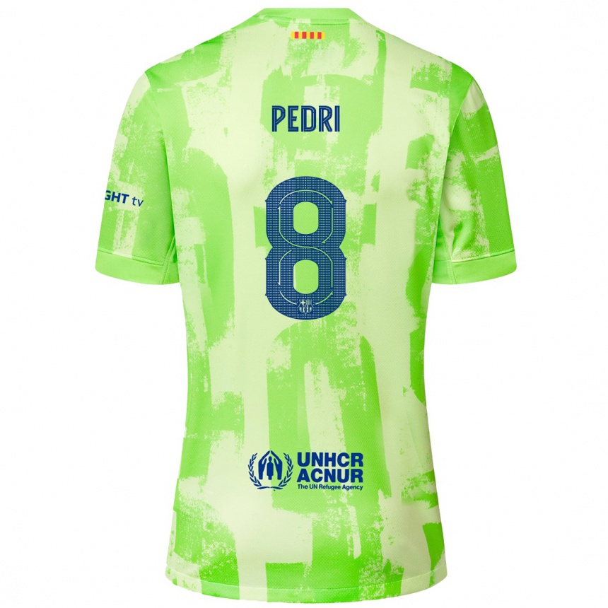 Férfi Labdarúgás Pedri #8 Mész Harmadik Számú Jersey 2024/25 Mez Póló Ing