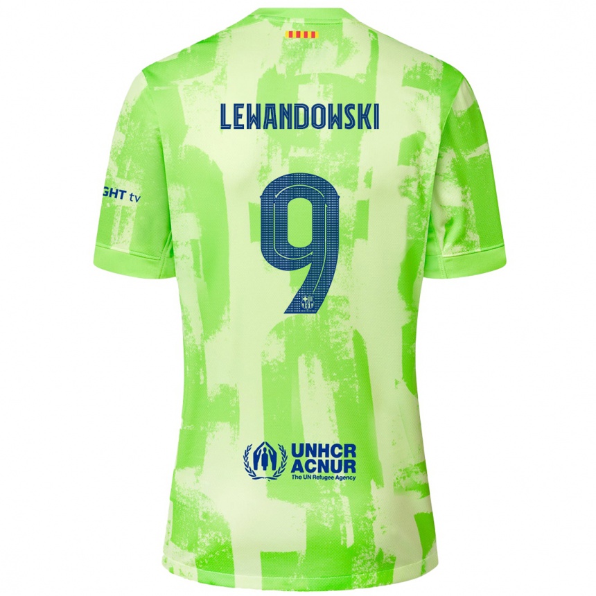 Férfi Labdarúgás Robert Lewandowski #9 Mész Harmadik Számú Jersey 2024/25 Mez Póló Ing