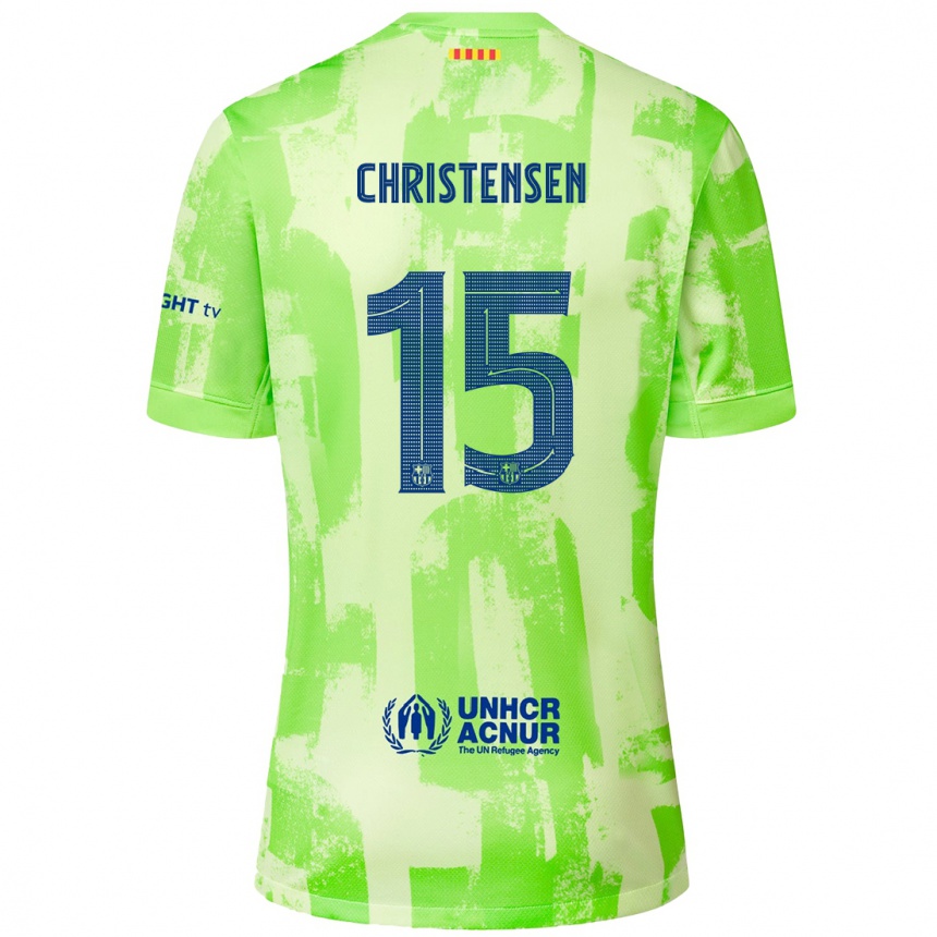 Férfi Labdarúgás Andreas Christensen #15 Mész Harmadik Számú Jersey 2024/25 Mez Póló Ing