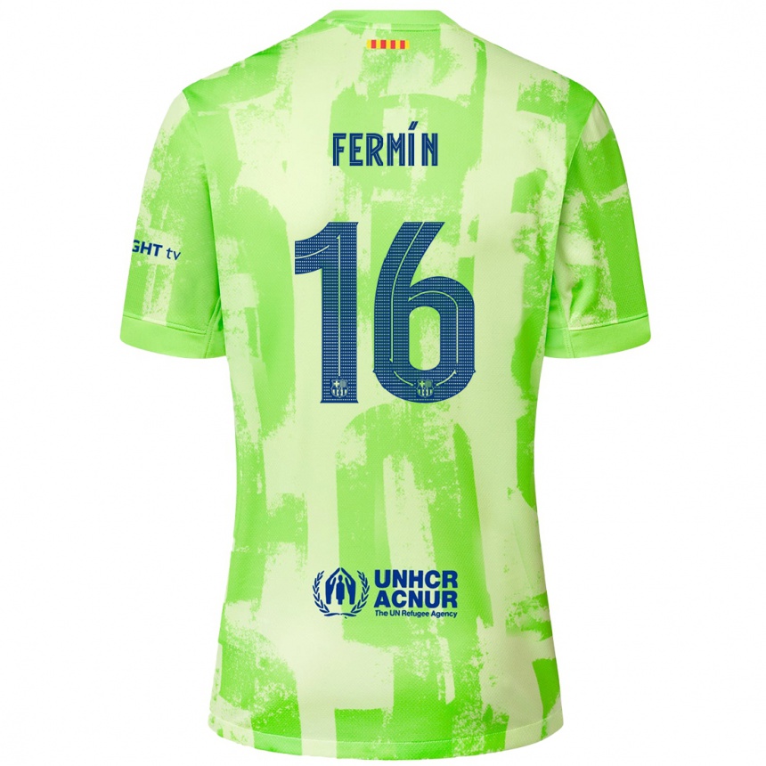 Férfi Labdarúgás Fermin Lopez #16 Mész Harmadik Számú Jersey 2024/25 Mez Póló Ing