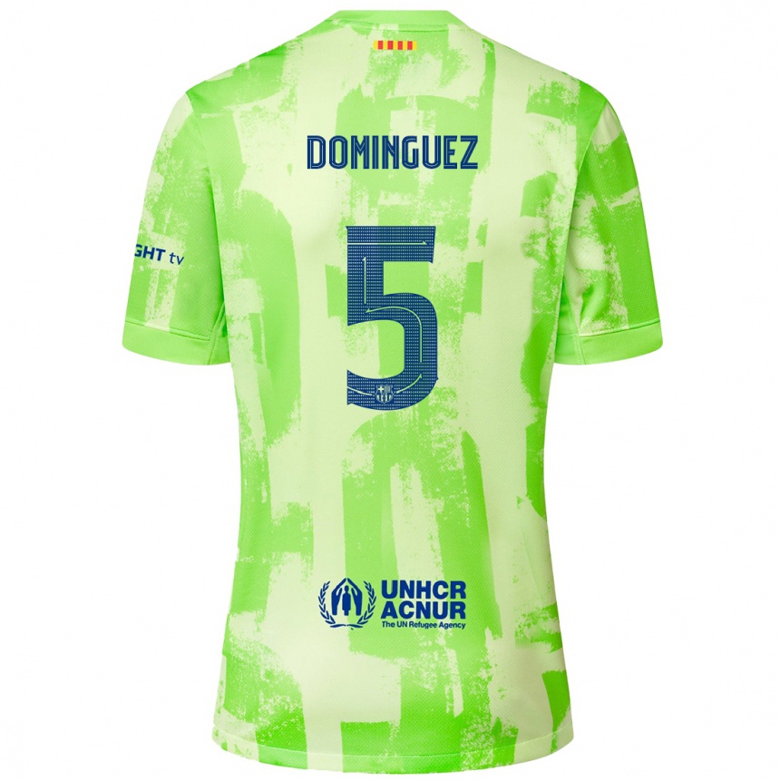 Férfi Labdarúgás Sergi Dominguez #5 Mész Harmadik Számú Jersey 2024/25 Mez Póló Ing