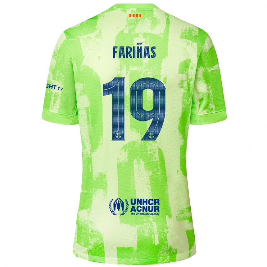 Férfi Labdarúgás Brian Fariñas #19 Mész Harmadik Számú Jersey 2024/25 Mez Póló Ing