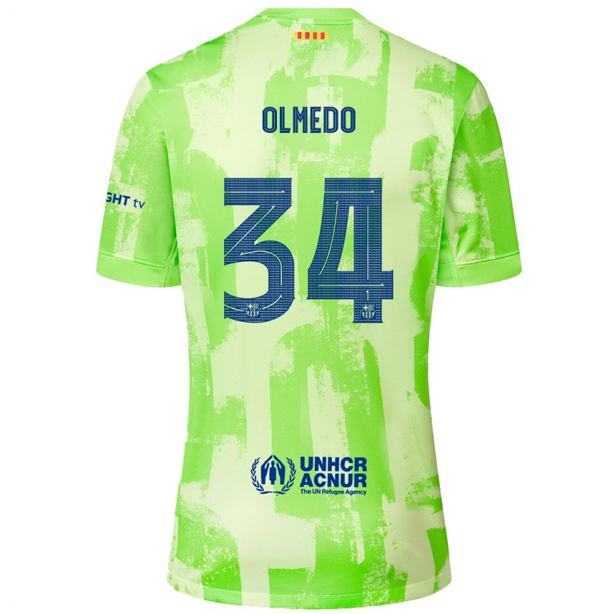 Férfi Labdarúgás Alexis Olmedo #34 Mész Harmadik Számú Jersey 2024/25 Mez Póló Ing