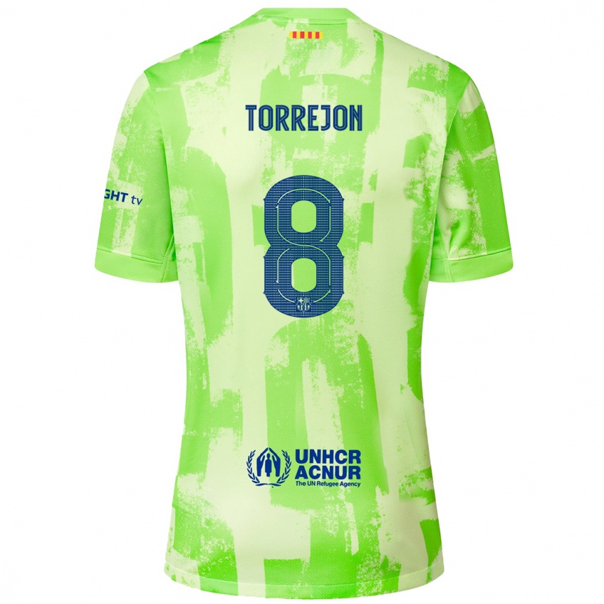 Férfi Labdarúgás Marta Torrejón #8 Mész Harmadik Számú Jersey 2024/25 Mez Póló Ing