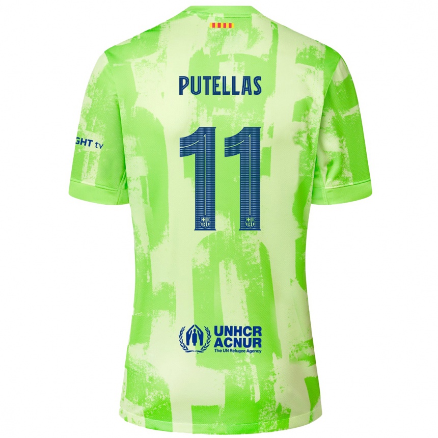 Férfi Labdarúgás Alexia Putellas #11 Mész Harmadik Számú Jersey 2024/25 Mez Póló Ing