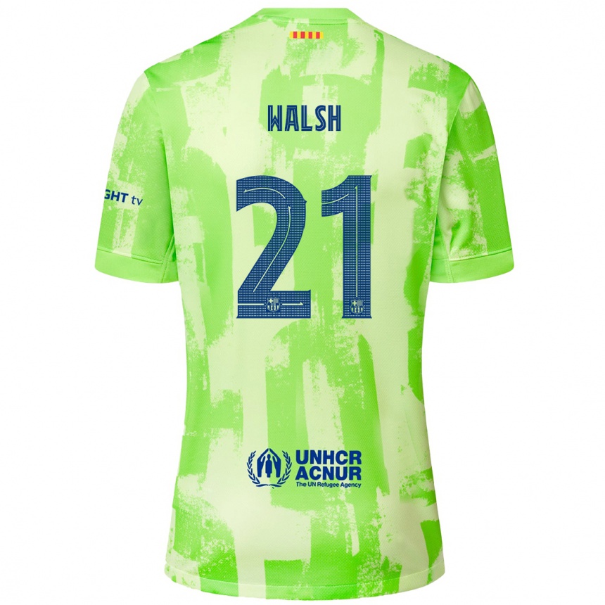 Férfi Labdarúgás Keira Walsh #21 Mész Harmadik Számú Jersey 2024/25 Mez Póló Ing