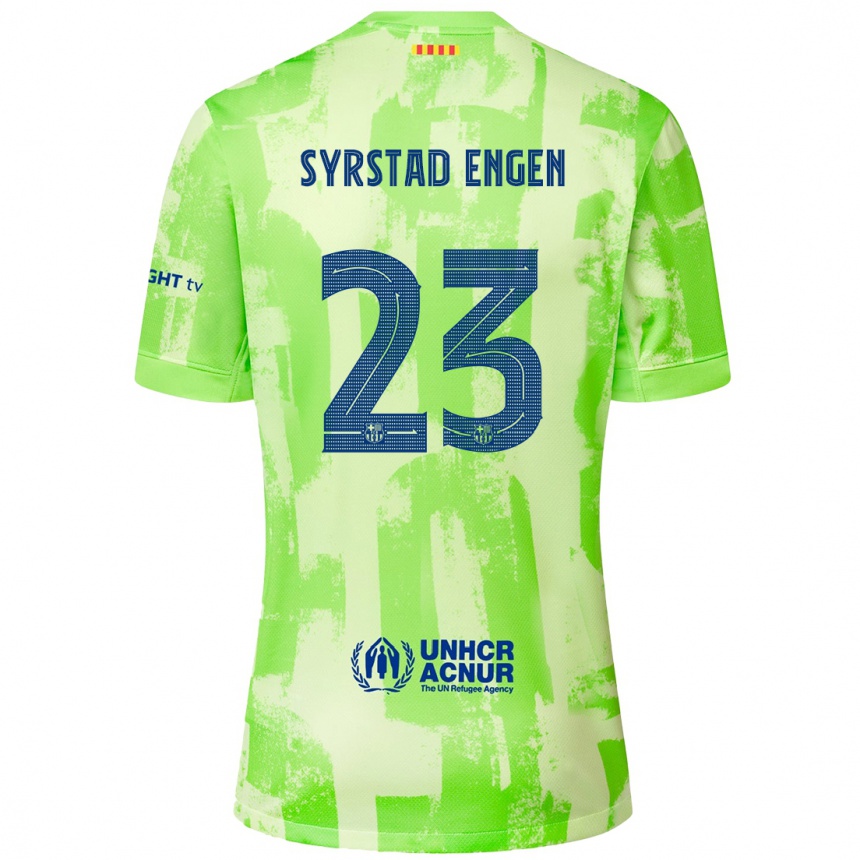 Férfi Labdarúgás Ingrid Syrstad Engen #23 Mész Harmadik Számú Jersey 2024/25 Mez Póló Ing