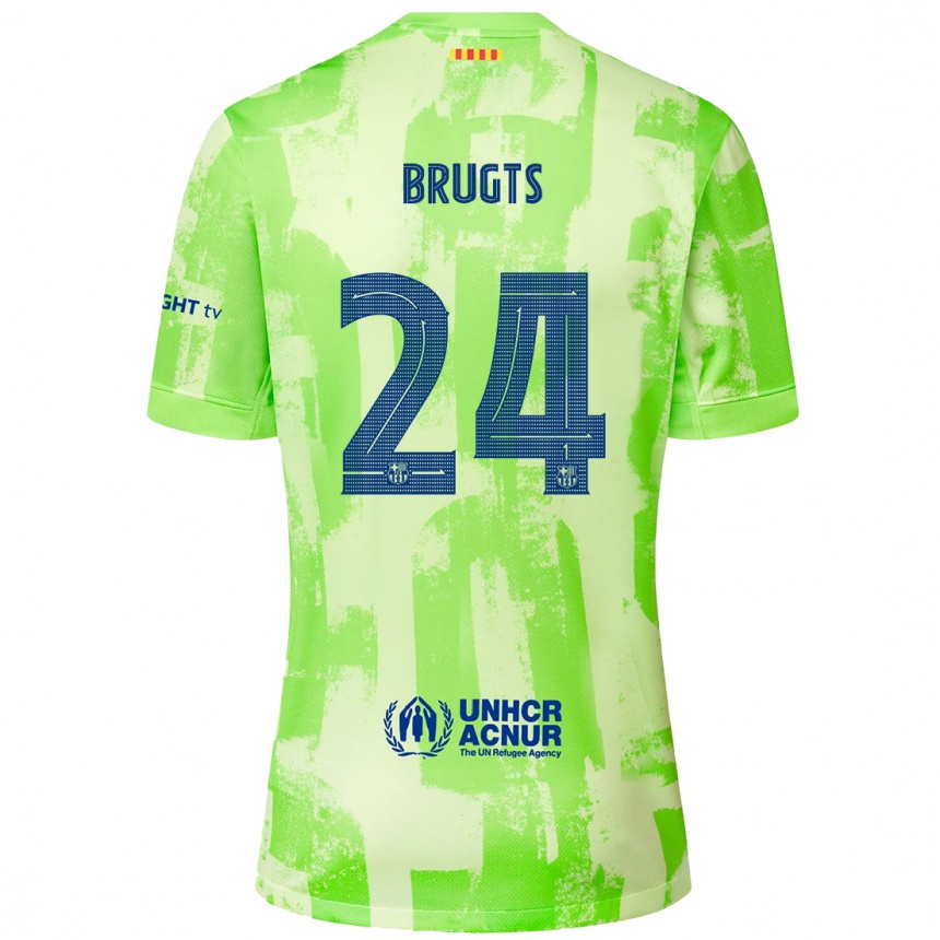 Férfi Labdarúgás Esmee Brugts #24 Mész Harmadik Számú Jersey 2024/25 Mez Póló Ing